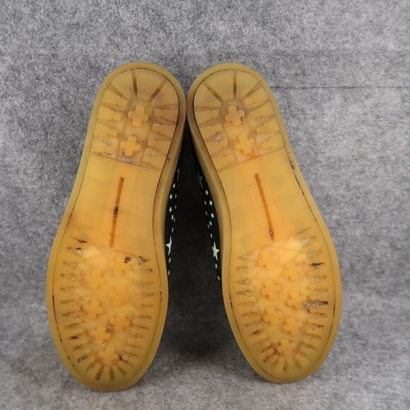 Casual Shoes Mens 44 Sneakers Stars Glow in the Dark Lace Up Trainer Black - Picture 11 of 12